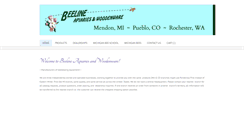 Desktop Screenshot of beelinewoodenware.com